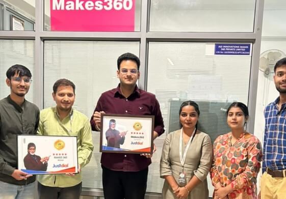 Makes360 Justdial Best User Choice Award 2025 Mohali and Landran