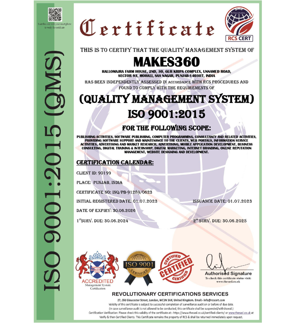 Certificate 1