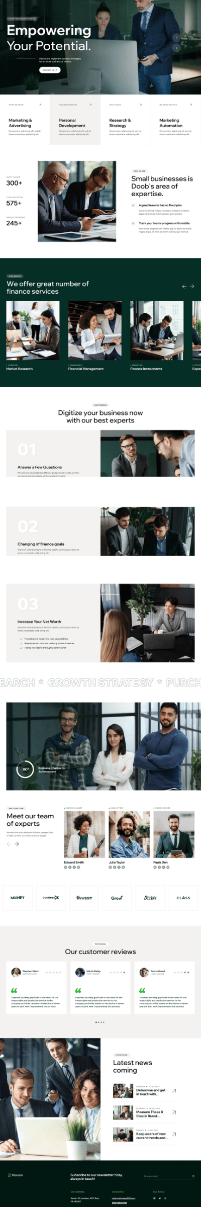 Dhanvanta website built by Makes360