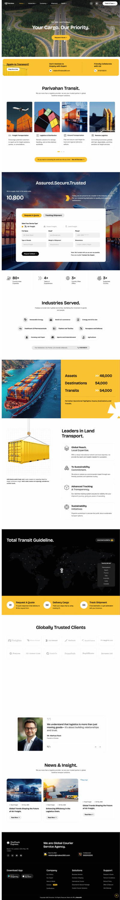 Parivahan website built by Makes360