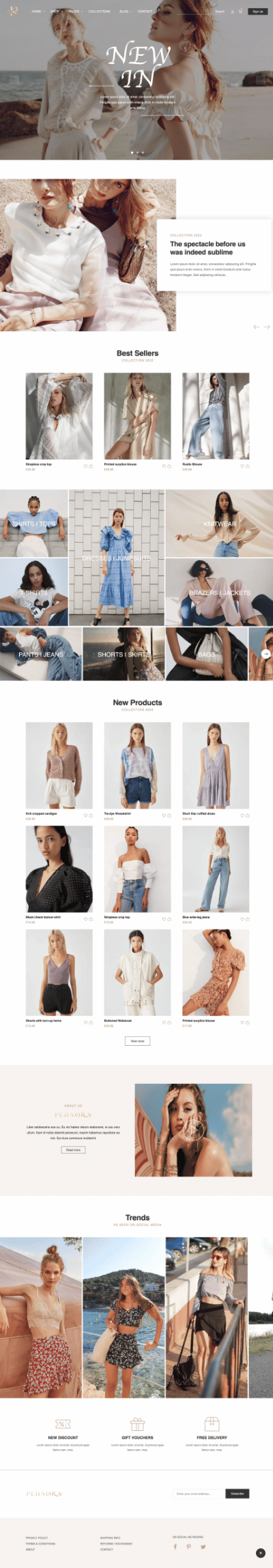 Pehnora website built by Makes360