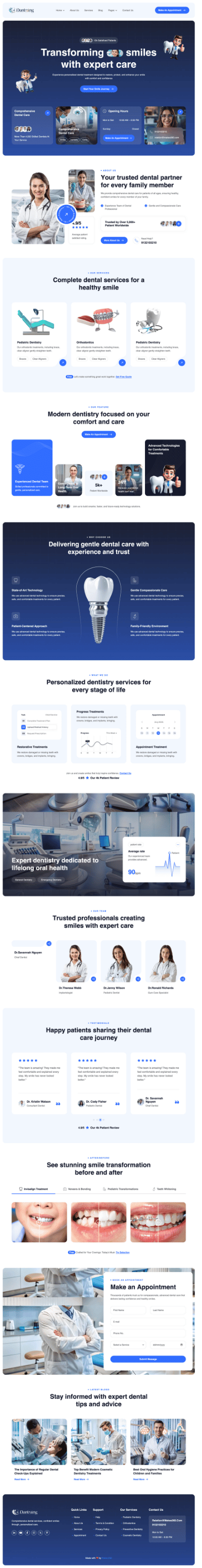 Dantrang website built by Makes360