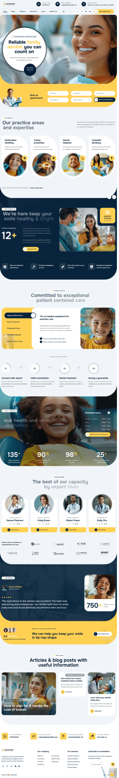 DantRoop website built by Makes360