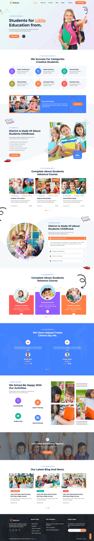 Brainova website built by Makes360