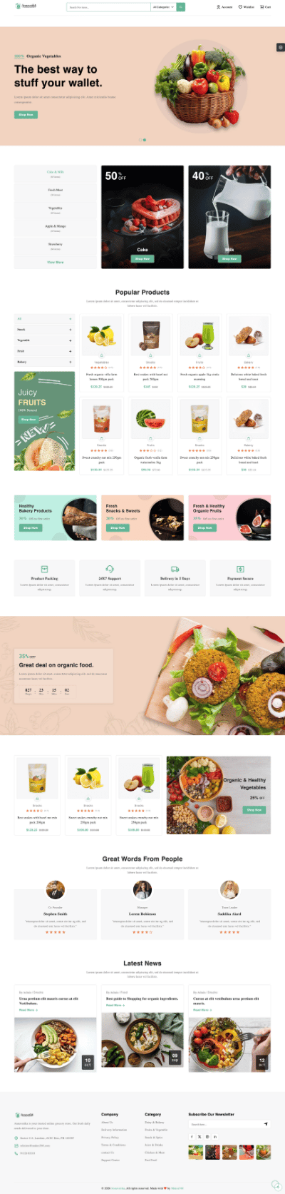 Annavatika website built by Makes360