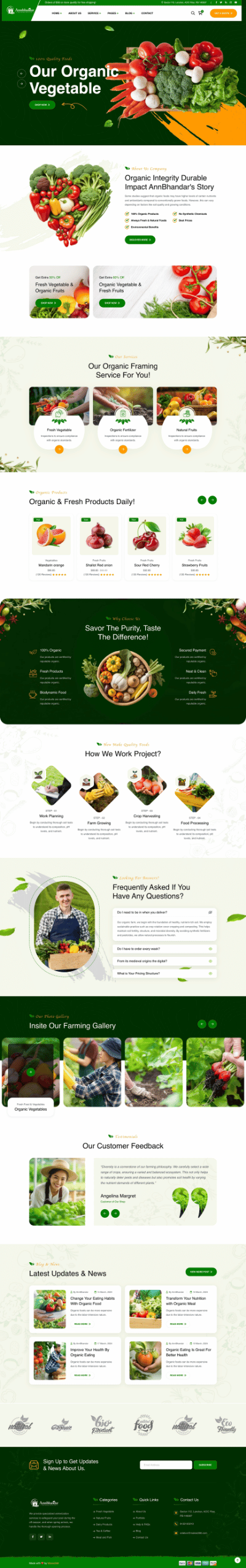 Annbhandar website built by Makes360
