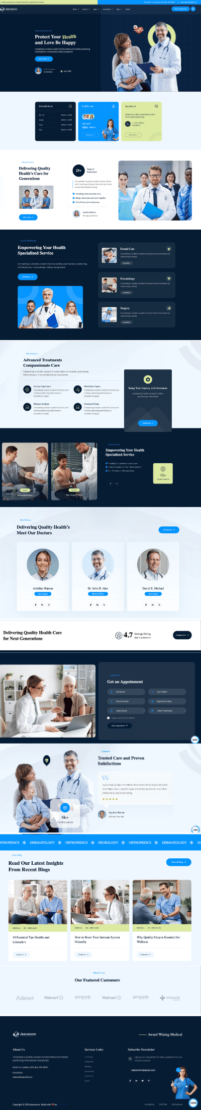 Jeevanora website built by Makes360