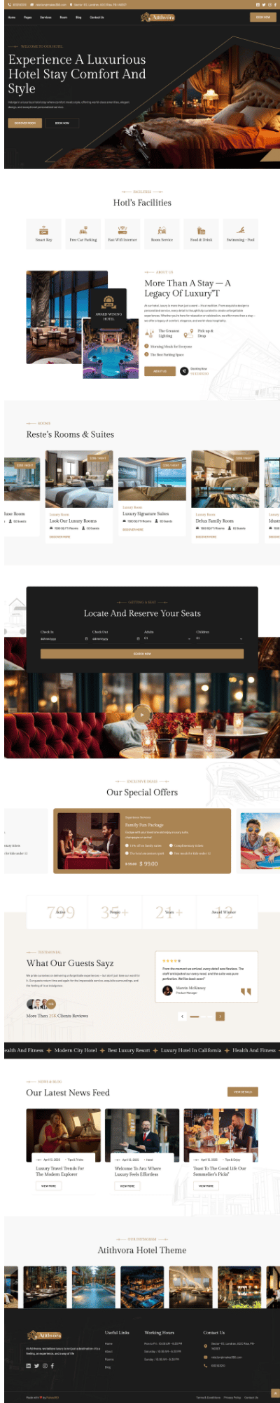 Atithvora website built by Makes360
