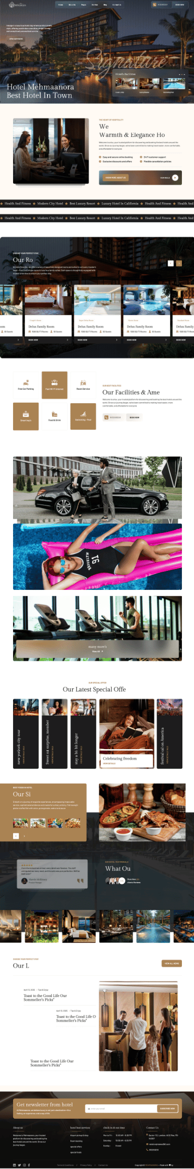 Mehmaanora website built by Makes360