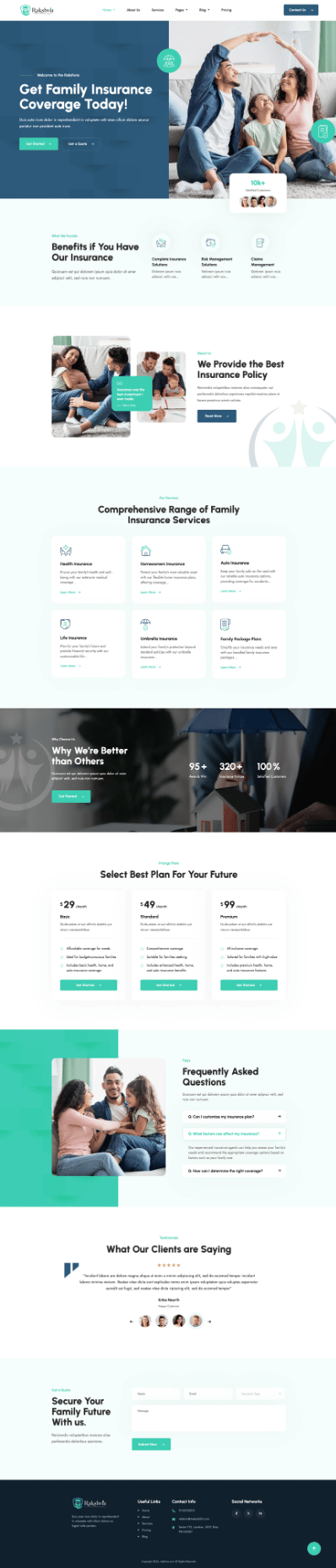 Rakshvia website built by Makes360