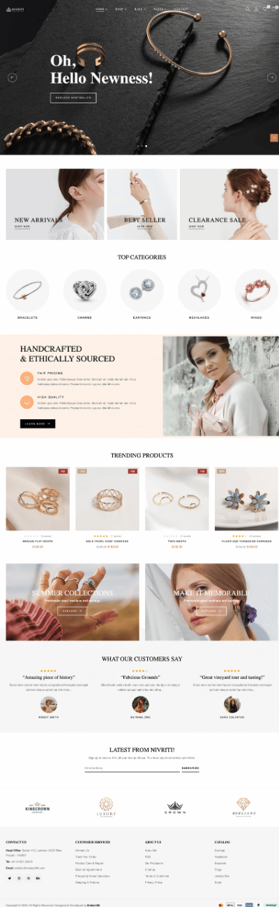 Nivriti website built by Makes360