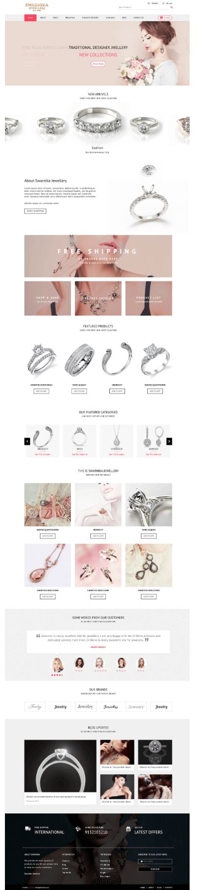Swarnika website built by Makes360