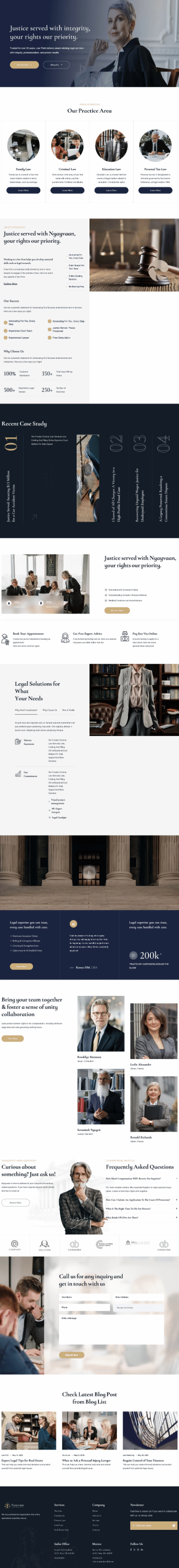 Nyayvaan website built by Makes360