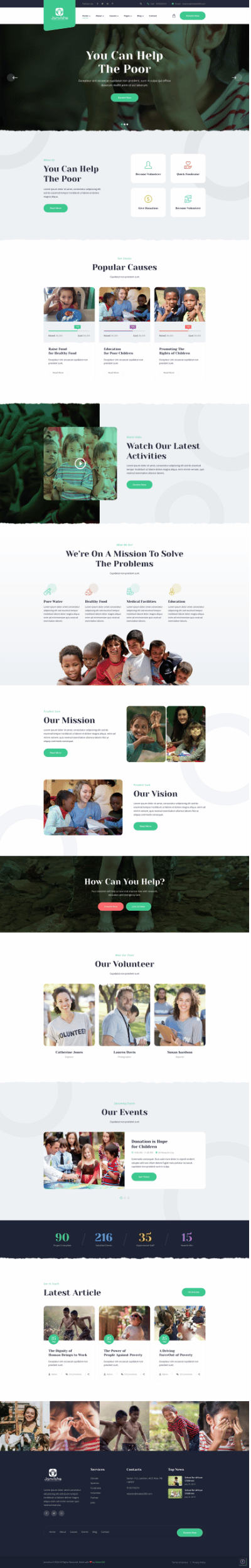 Janvisha website built by Makes360