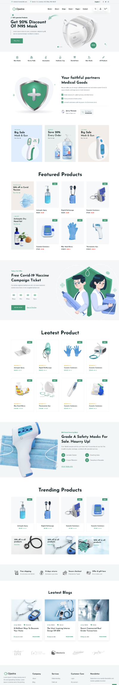 Ojastra website built by Makes360