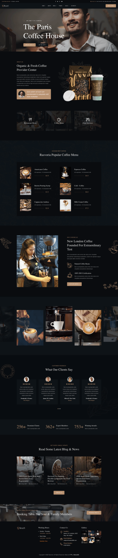 Rasvoria website built by Makes360