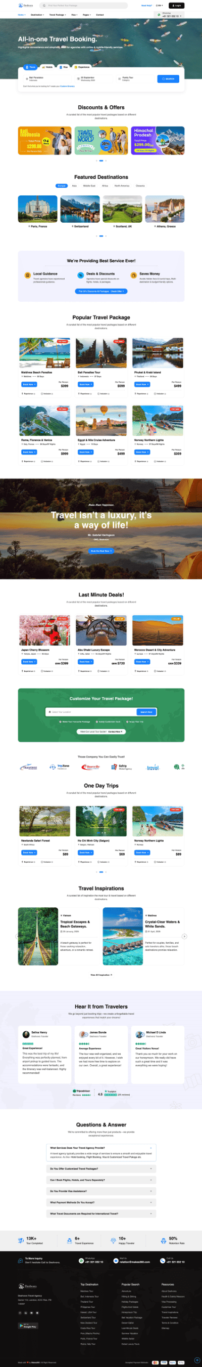 Deshvora website built by Makes360