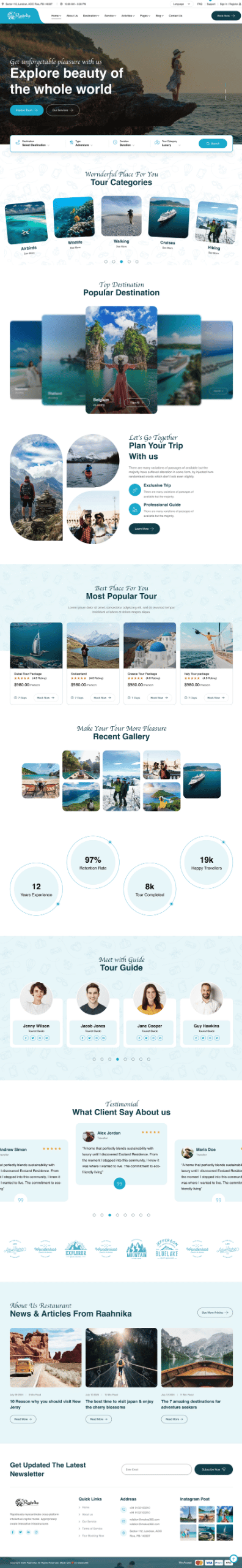 Raahnika website built by Makes360
