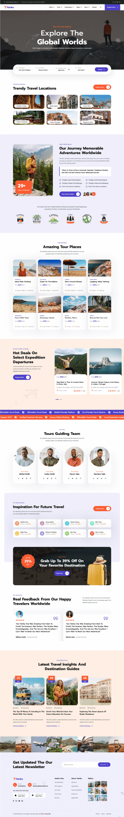 Yatrika website built by Makes360